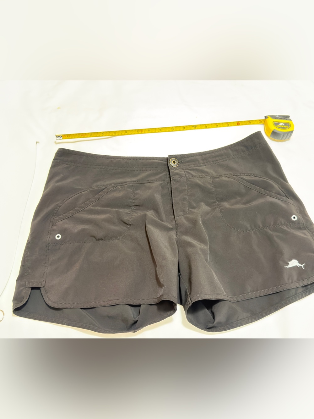 Pelagic Women's Athletic Shorts - Charcoal Black